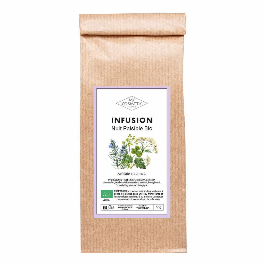 Infusion Nuit Paisible Bio (Achillée et romarin)